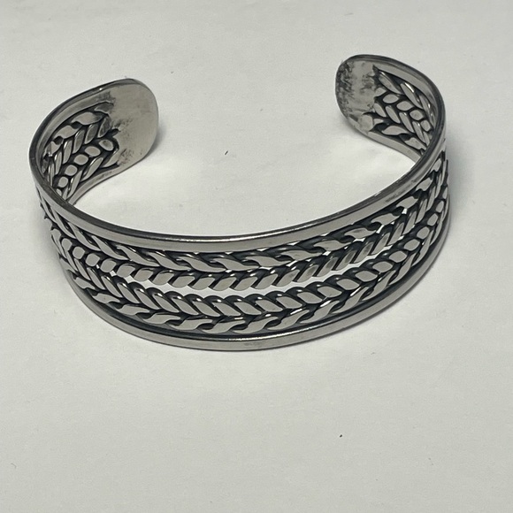 Jewelry - Vintage Stainless Steel Welder’s Cuff Bracelet